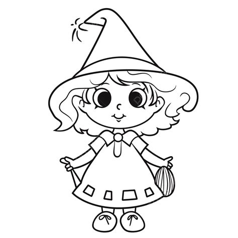 Hocue pocus witch outline